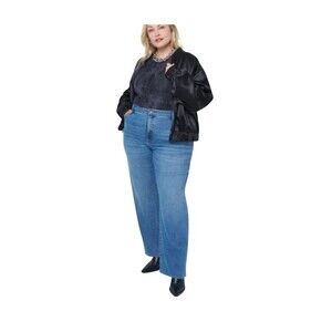 Edited by Remi Bader Women's Loose Straight Jean Size 28W Authentic